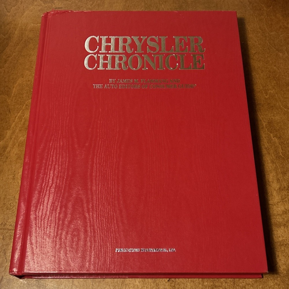Chrysler Chronicle An Illustrated History 1995 Coffee Table Book - 1st Printing
